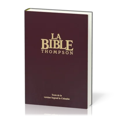 BIBEL SEGOND, THOMPSON, ROT, STUDIENBIBEL, GRIFFREGISTER