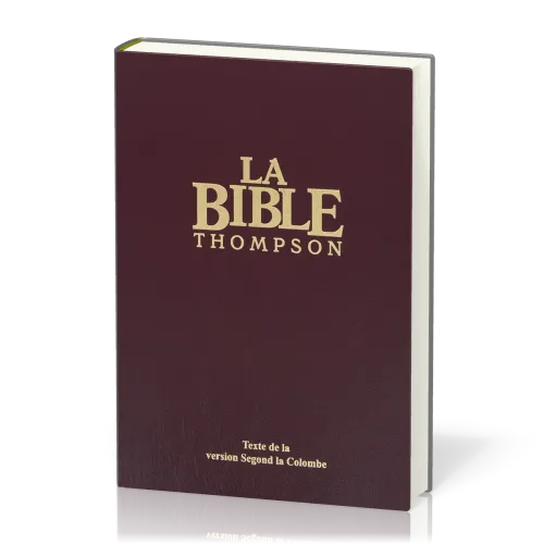BIBEL SEGOND, THOMPSON, ROT, STUDIENBIBEL, GRIFFREGISTER