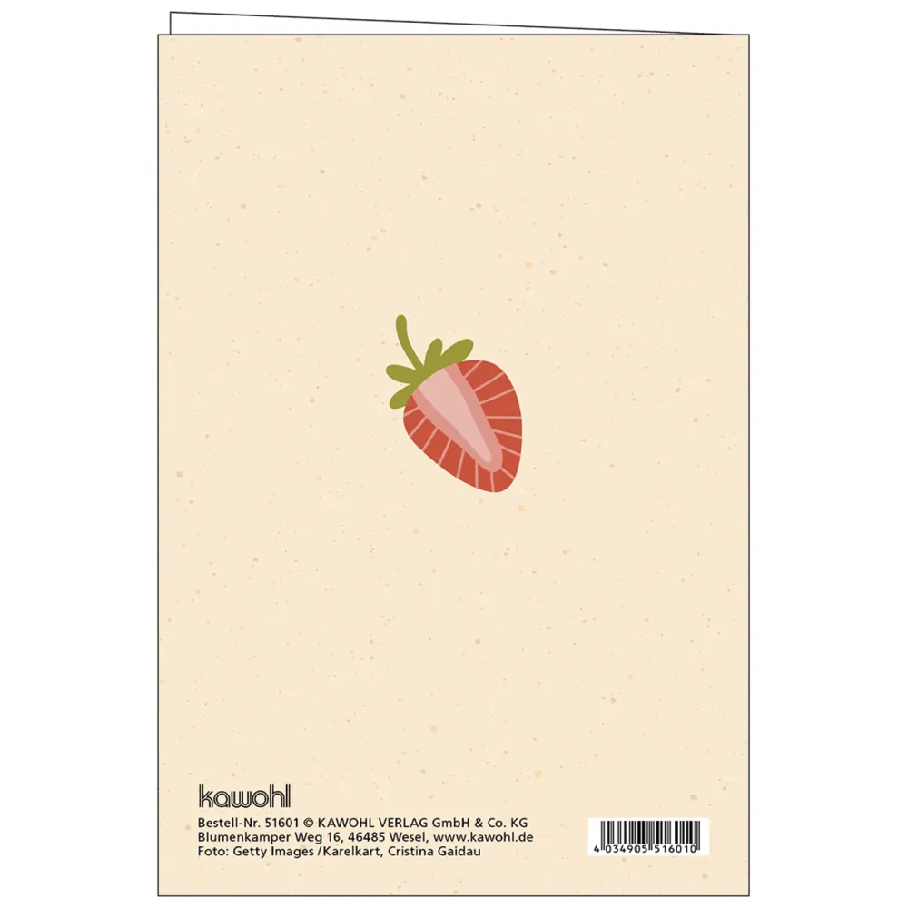 Faltkarte - Alles Gute zum Geburtstag - mit Umschlag