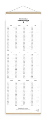 Kalender Zweitausendsiebenundzwanzig Poster - Posterkalender