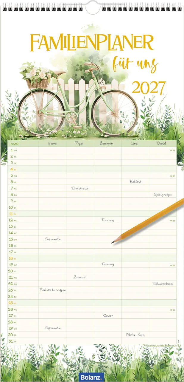 Familienplaner für uns - Kalender