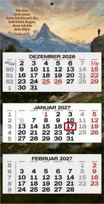 3-Monatsplaner Jahreslosung - 3-Monatskalender