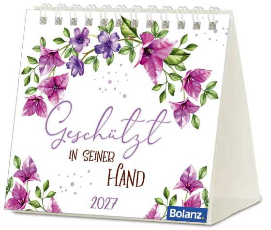 Geschützt in seiner Hand - Minikalender