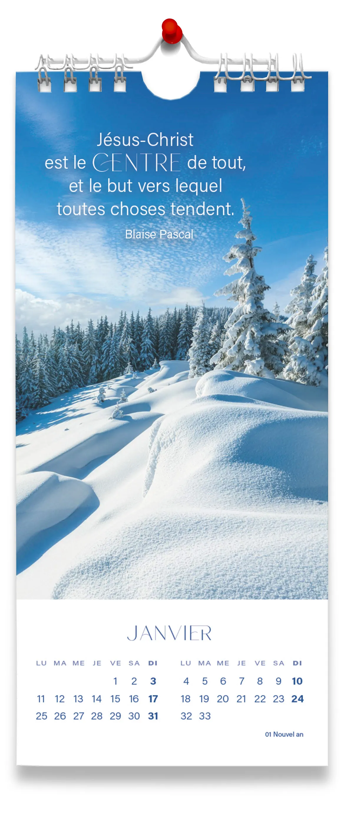Souffle de vie avec citations - calendrier