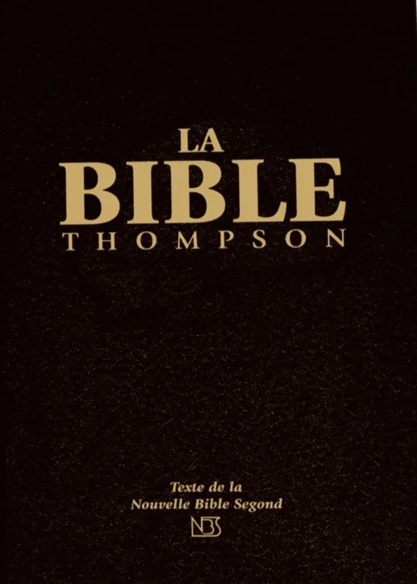 BIBEL NBS THOMPSON, GEBUNDEN, BLINDSCHNITT, GRIFFREGISTER, SCHWARZ
