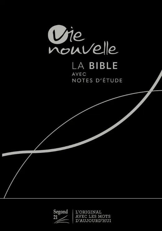 Studienbibel Vie nouvelle, Segond 21, französisch,schwarz - Hardcover Leinen und Skyvertex