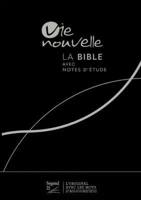 Studienbibel Vie nouvelle, Segond 21, französisch,schwarz - Hardcover Leinen und Skyvertex