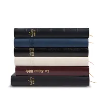 Bible Darby édition de Rolle, grand format, similicuir bleu, souple
