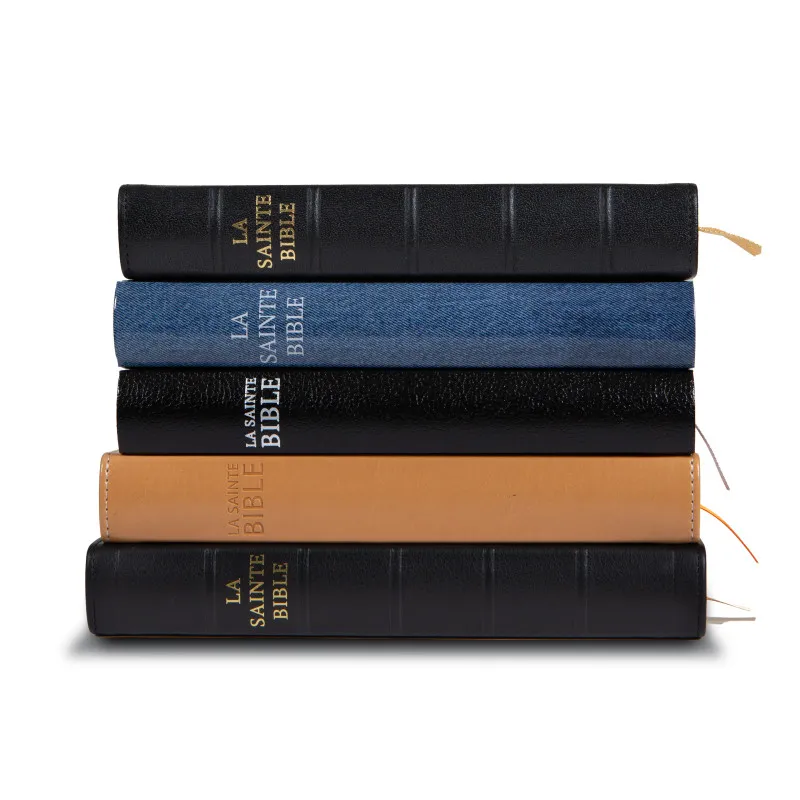 Bible Darby édition de Rolle, format moyen, similicuir noir, semi-rigide