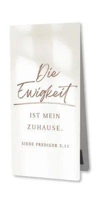 Magnet Lesezeichen Die Ewigkeit - Siehe Prediger 3,11