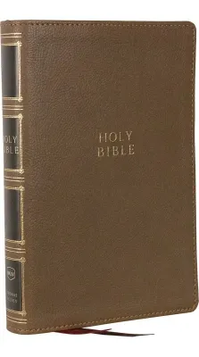 Englisch, Bibel New King James, gebunden - Kunstleder braun, Goldschnitt, Lesezeichen, Worte Jesu...