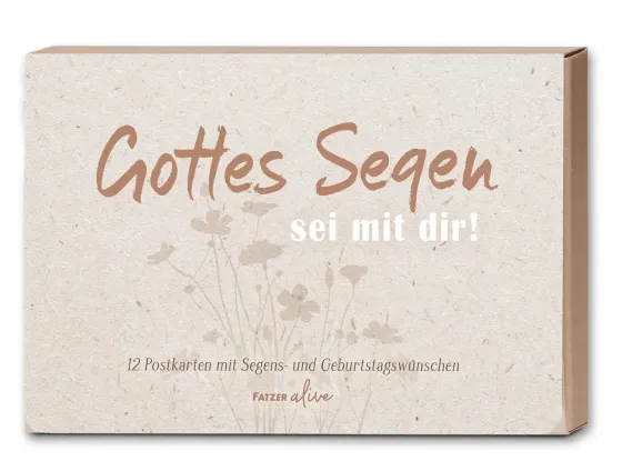 Postkartenbox Fatzer Gottes Segen sei mit dir!