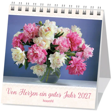 Von Herzen ein gutes Jahr - ufstellkalender
