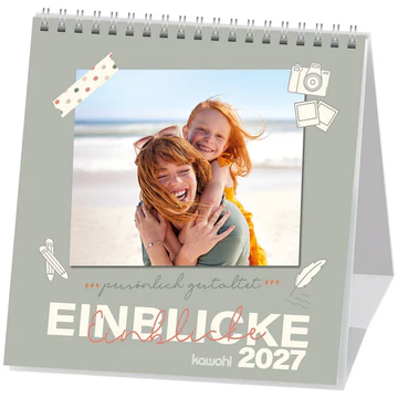 Einblicke - Monatskalender zum Selbergestalten