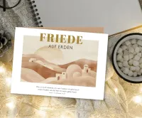 Faltkarte Friede auf Erden - in Johannes 14,27