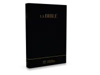 Bible S21 Confort, Souple en cuir véritable, noir, tranches or