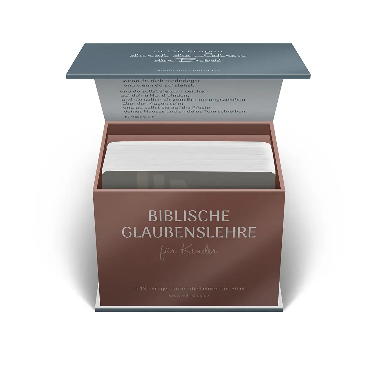 Kartenbox: Biblische Glaubenslehre für Kinder - In 130 Fragen durch die Lehren der Bibel