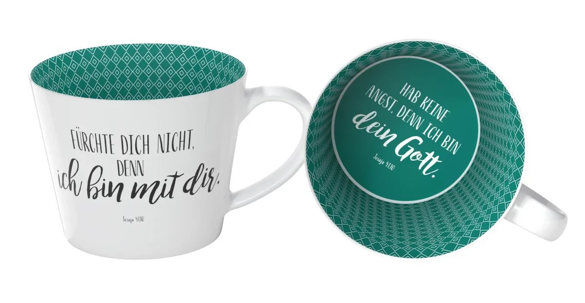 Hab keine Angst, denn ich bin dein Gott - Tasse - Jahreslosung 2027