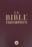 FRANZÖSISCHE BIBEL COLOMBE THOMPSON, GEBUNDEN, DUNKELROT