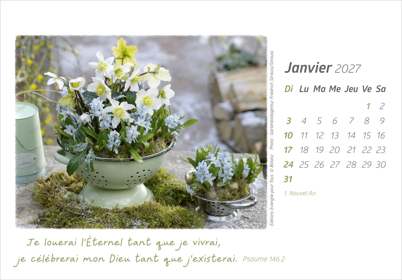 Délices - Calendrier de table