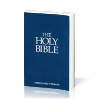 Englisch, Bibel King James Version, biegsam, blau