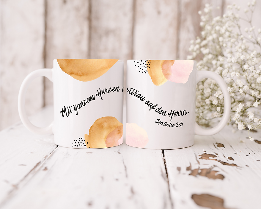Tasse „Mit ganzem Herzen“