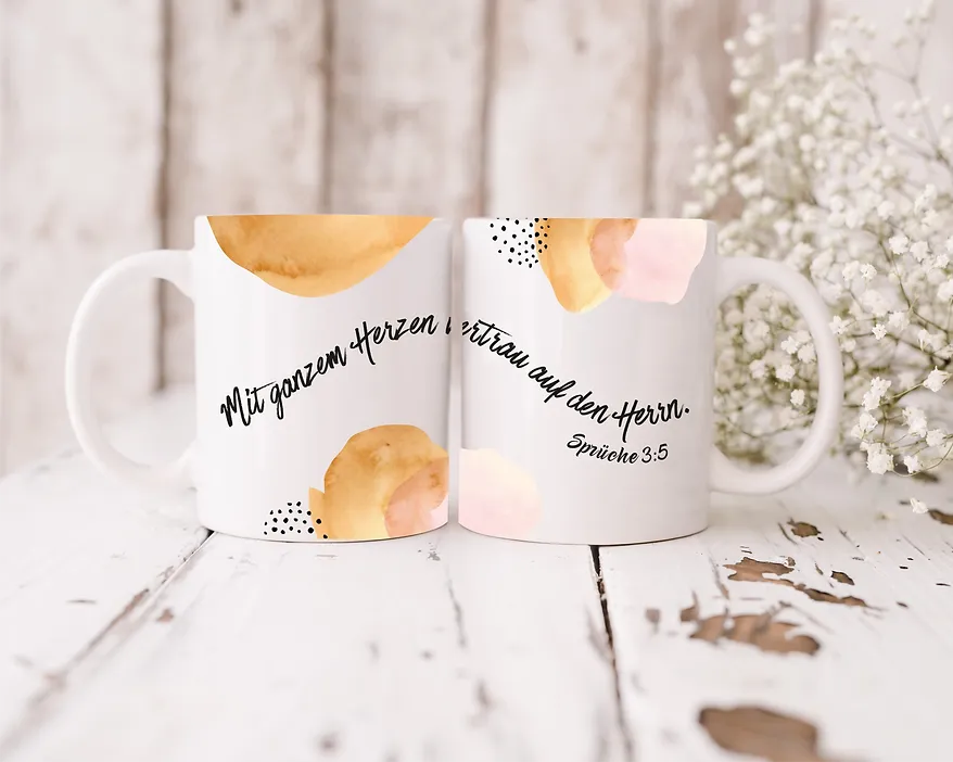 Tasse „Mit ganzem Herzen“