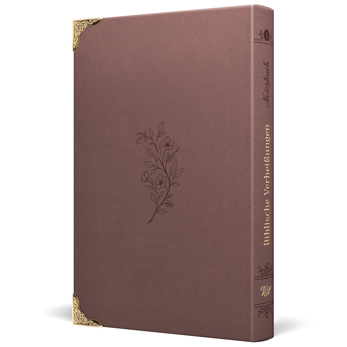 Habe deine Lust am Herrn – Biblische Verheißungen (mit Buchecken in Goldoptik) - Notizbuch für...