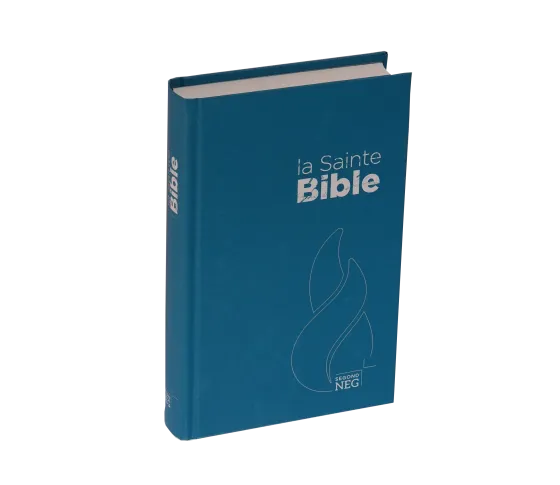Segond NEG Bibel kompakt, französisch - bedrucktes Hardcover in Pazifikblau