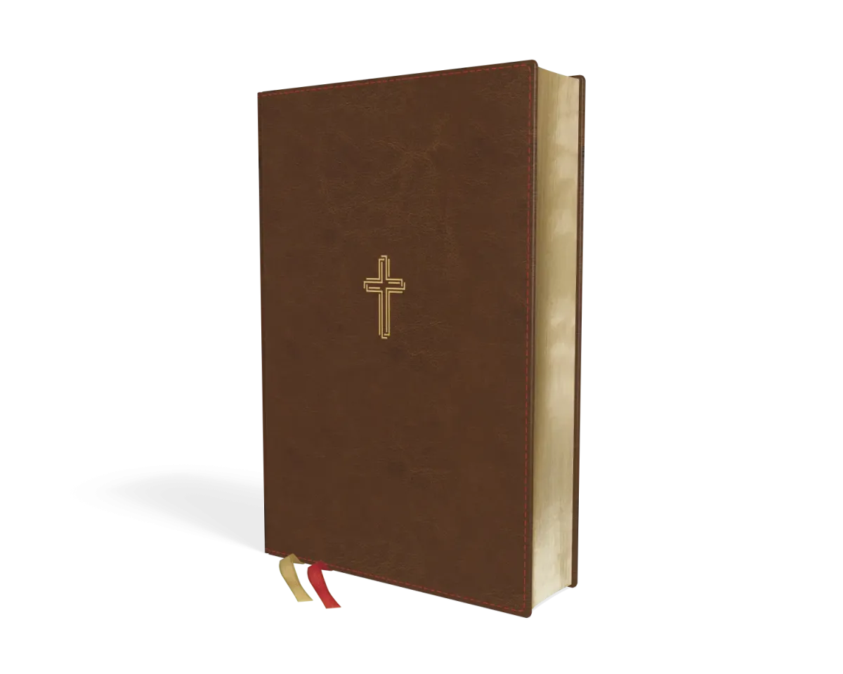 Englisch, Bibel New American Standard Bible, Grossdruck, Kunstleder, braun