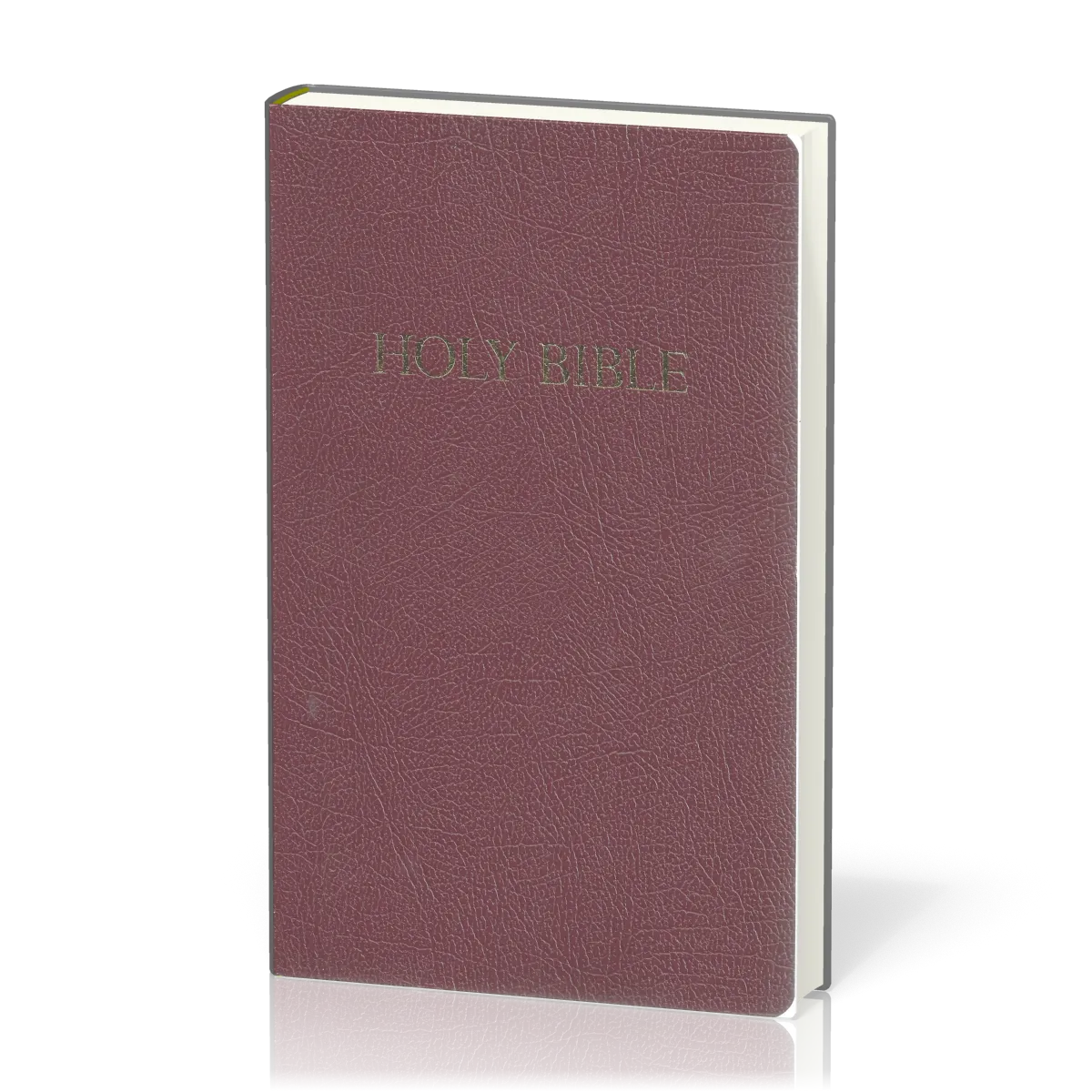 Englisch, Bible King James Version, gift & award, Kunstleder, weinrot
