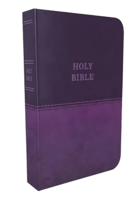 Englisch, Bibel King James Version, Grossdruck, Kunstleder, lila