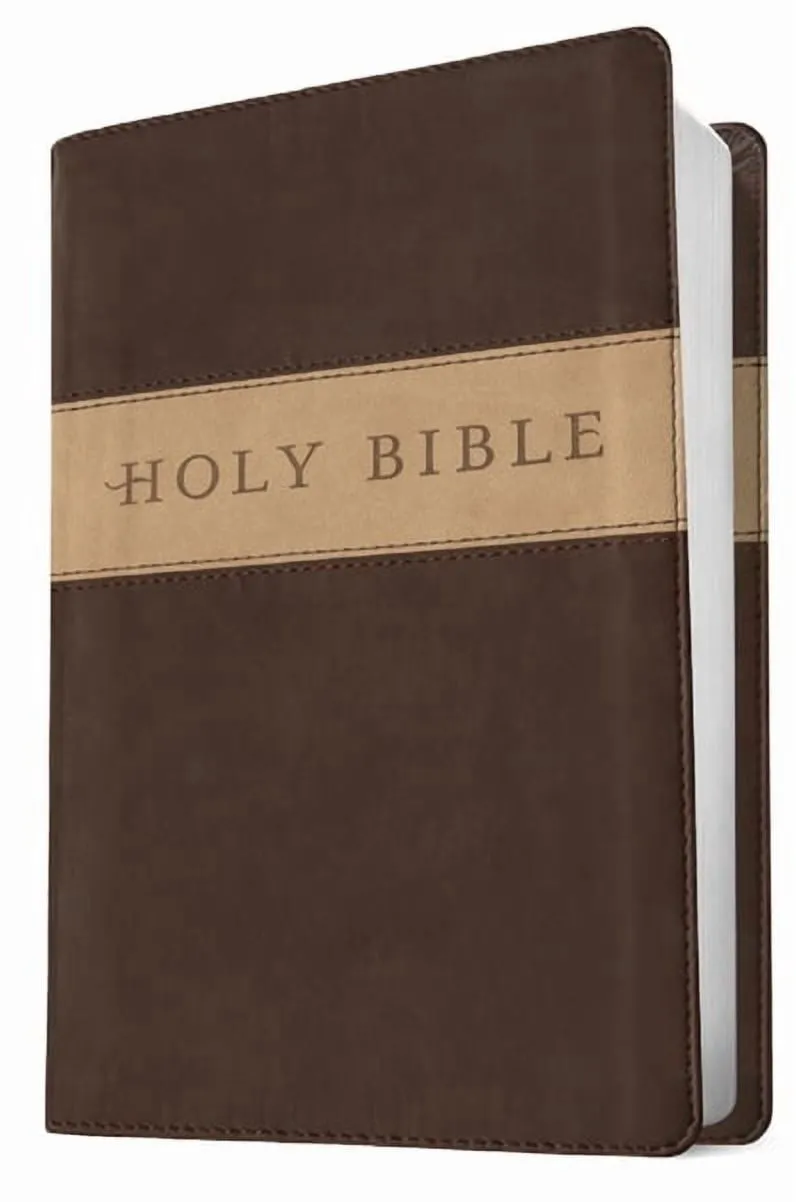 Anglais, Bible, New Living Translation, Filament Edition, similicuir duo brun, paroles de Jésus...