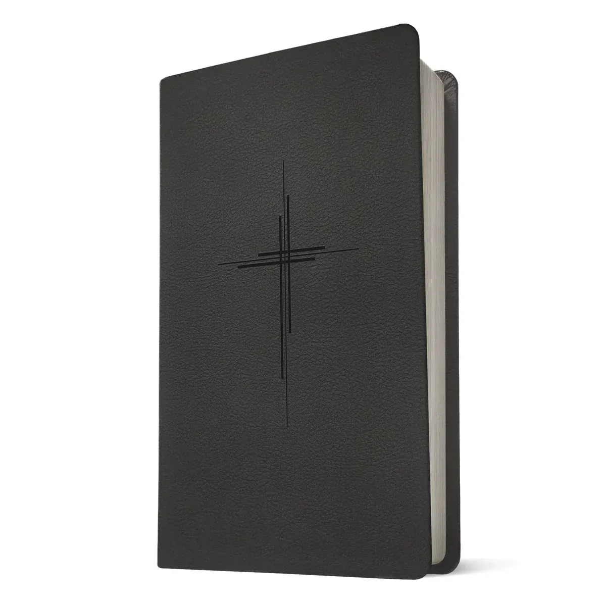 Anglais, Bible, New Living Translation, Filament Edition, similicuir noir, motif croix - NLT...