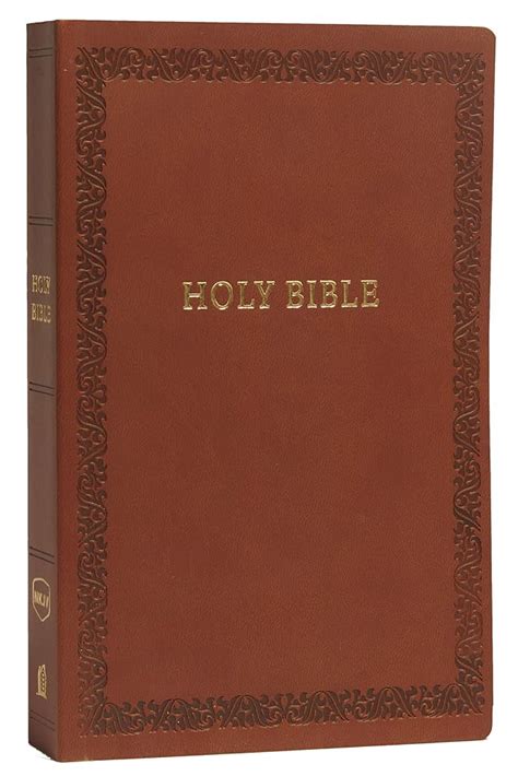 Englisch, Bibel New King James Version, Kunstleder, braun