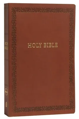 Englisch, Bibel New King James Version, Kunstleder, braun