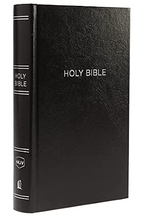 Anglais, Bible NKJV, moyen format, très gros caractères, paroles de Jésus en rouge, références...