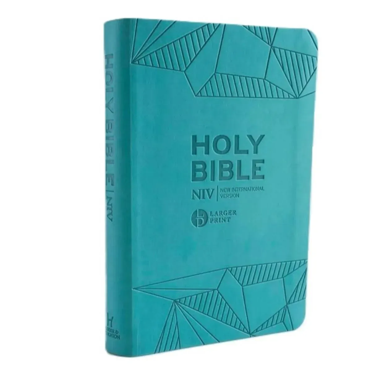 Englisch, Bibel New International Version, Grossdruck, Kunstleder, blau