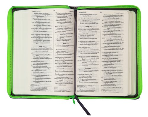 Anglais, Bible, New International Version, moyen format, couverture souple noir, fermeture éclair...
