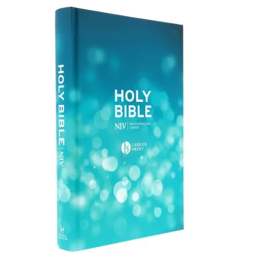 Englisch, Bibel New International Version, Grossdruck, blau