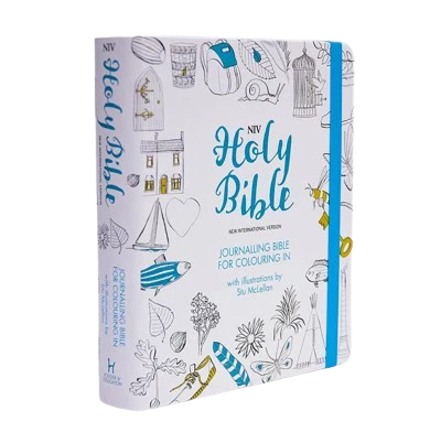 Anglais, Bible, New International Version, NIV Journalling Bible for Colouring In - With unlined...