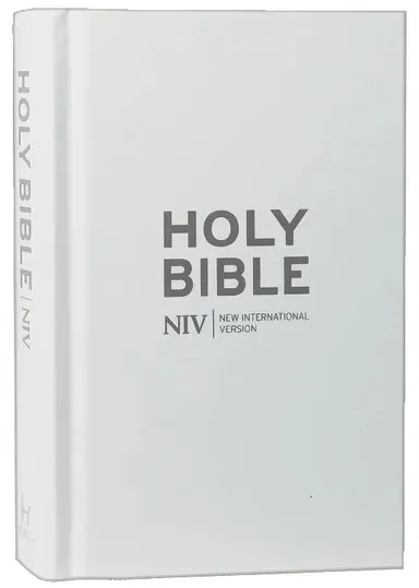 Englisch, Bibel New International Version, weiss für Hochzeit, mit Box