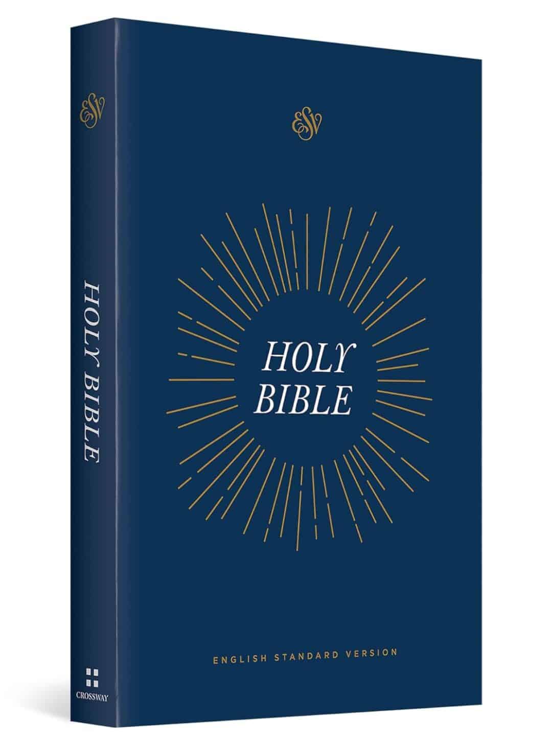 Englisch, Bibel English Standard Version, Paperback, blau