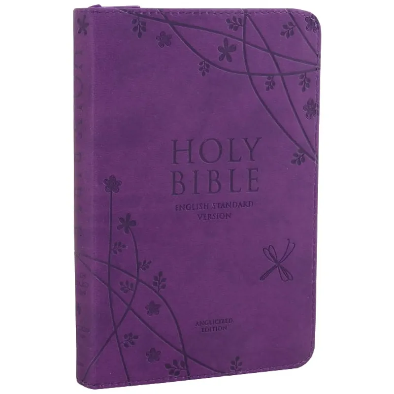 Englisch, Bibel English Standard Version, kompakt, lila, Reissverschluss