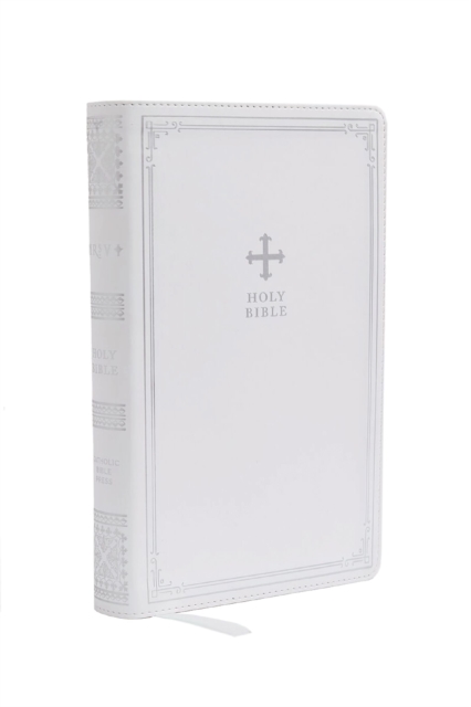 Englisch, Bibel New Revised Standard Version katholisch, Kunstleder, weiss