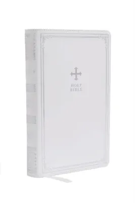 Englisch, Bibel New Revised Standard Version katholisch, Kunstleder, weiss