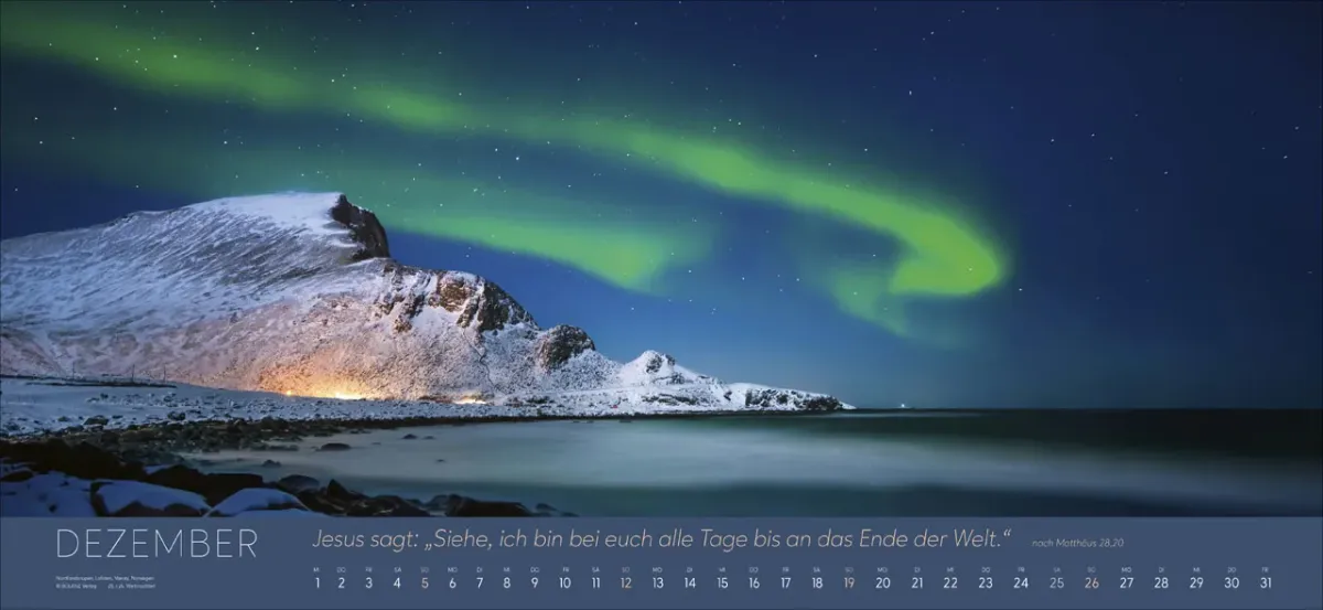 Ewigkeit im Herzen - Riesenpanoramakalender