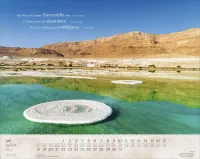 Israel Shalom dreisprachig Deutsch Englisch Französisch - Super-Wandkalender