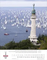 Leuchttürme, Phares, Lighthouses Dreisprachig Deutsch, Französisch, Englisch - Super-Wandkalender