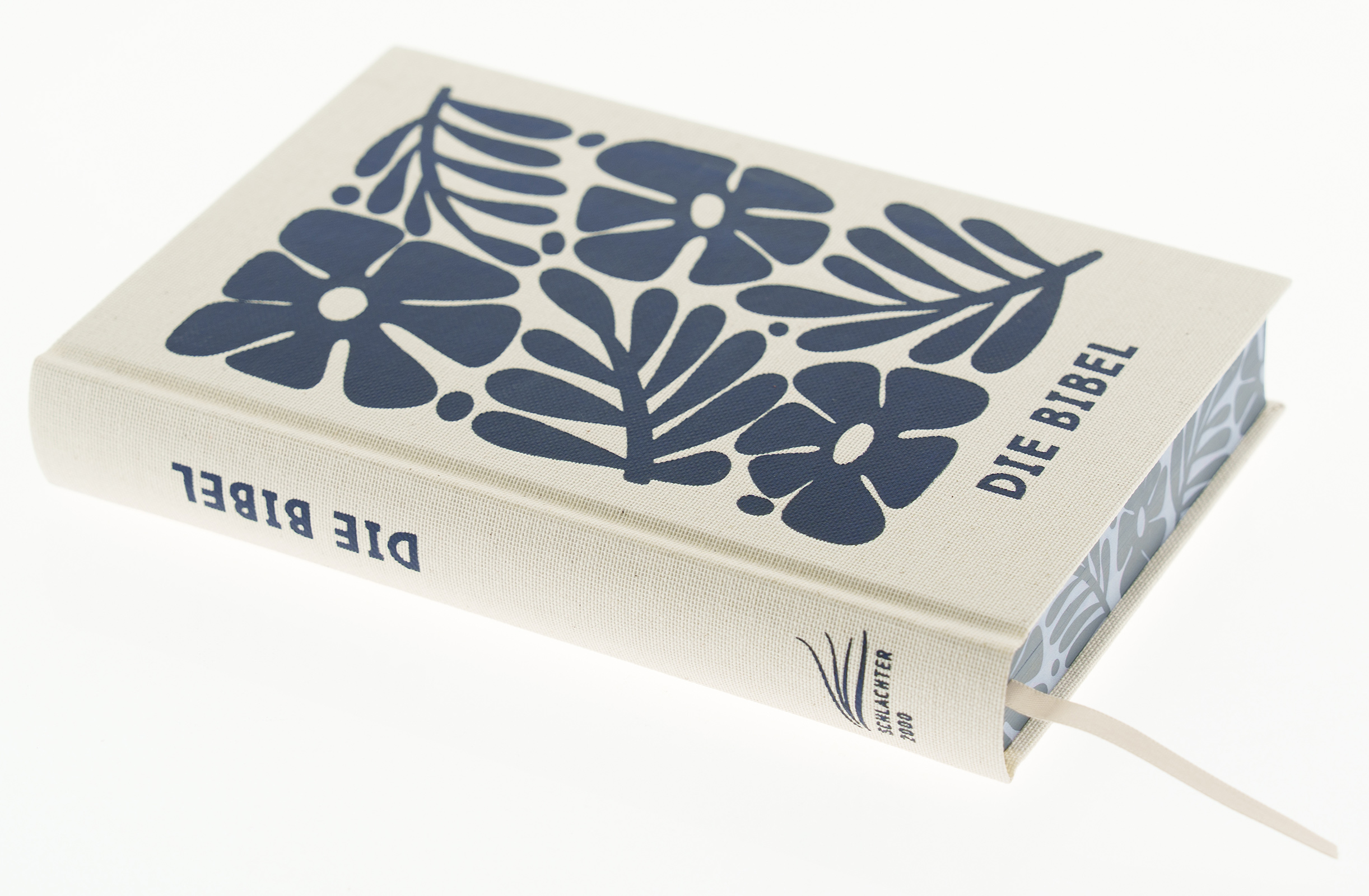 Schlachter 2000 Bibel - Standardausgabe mit Parallelstellen, Hardcover, Naturleinen,...